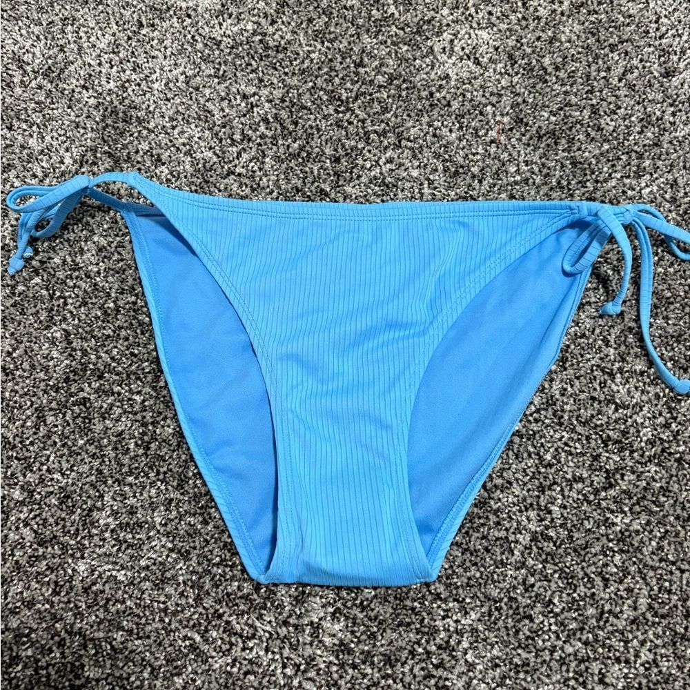 nwt Blue Women's Tie-Side Bikini Bottom woman’s xl